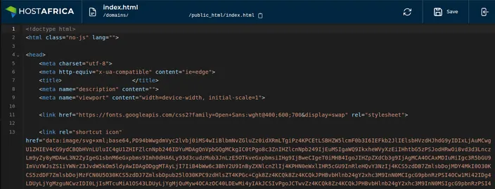Uploading website files to public_html with the DirectAdmin File Manager