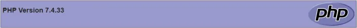 phpinfo file PHP version