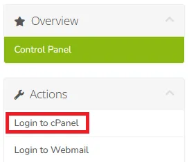 Login to cPanel via WHMCS