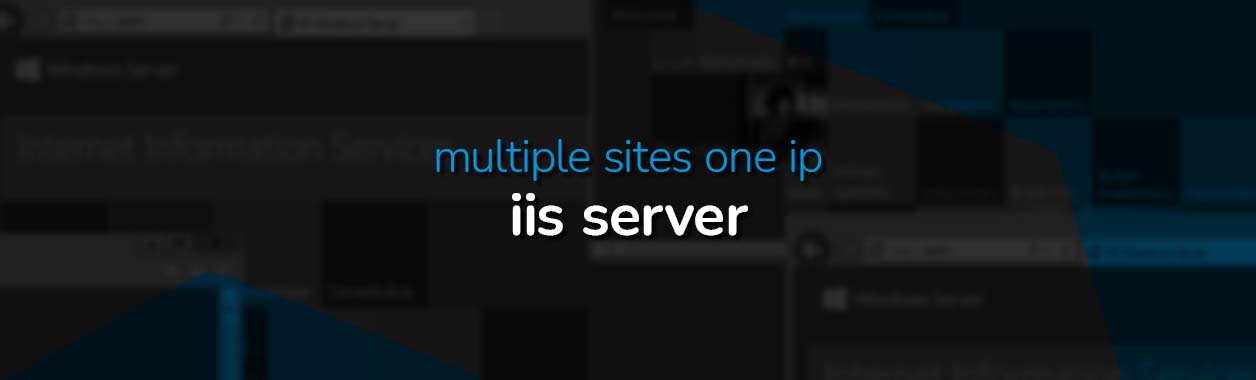 multiple sites one ip iis cover
