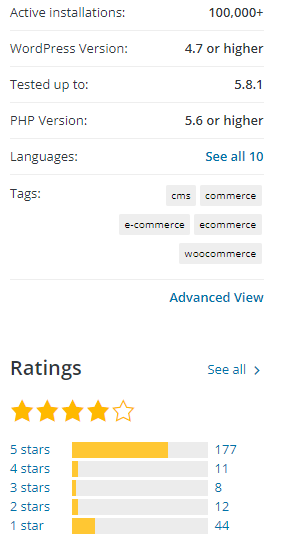 WooCommerce Multilingual key specs from WordPress