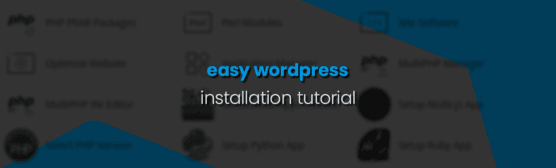 easy wordpress installation tutorial